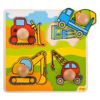 Primul meu puzzle - Santierul de constructii - BigJigs