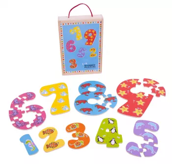 Puzzle-ul cifrelor 1- 9 - BigJigs
