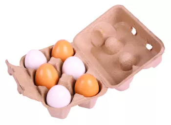 Set de 6 oua in cutie - BigJigs