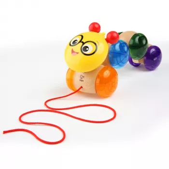 Baby Einstein – Jucarie din lemn - Hape Inch Along Cal™ - Bright Starts