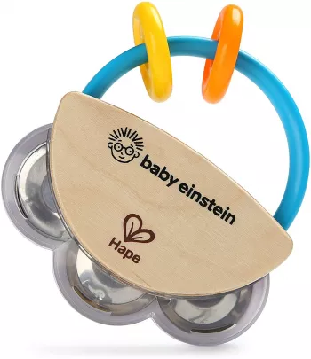 Baby Einstein - Jucarie mini tamburina din lemn