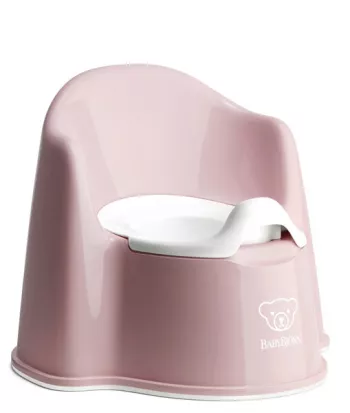 Olita cu protectie spate - Pottty Chair - Powder Pink - BabyBjorn