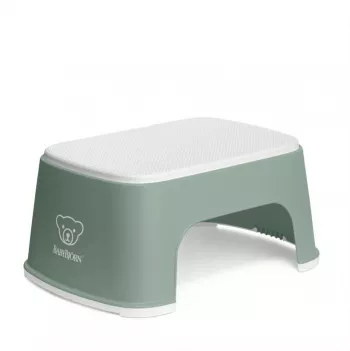 Treapta inaltator pentru baie - Step Stool - Deep Green / White - BabyBjorn