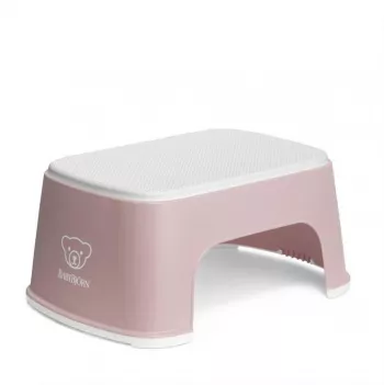Treapta inaltator pentru baie - Step Stool - Powder Pink / White - BabyBjorn