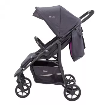 BabyGo - Carucior Style 3 in 1 Rosa