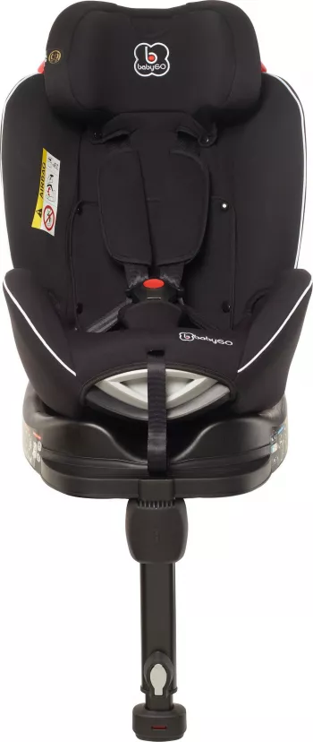 BabyGo - Scaun auto rotativ Fixleg 360 Black, 0-25 kg