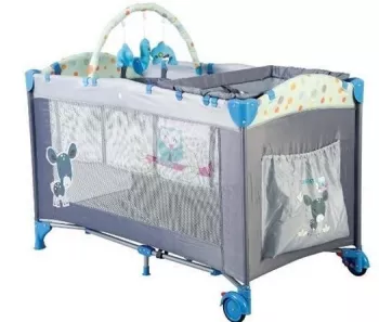 Patut pliant - Sleepwell Blue - BabyGo