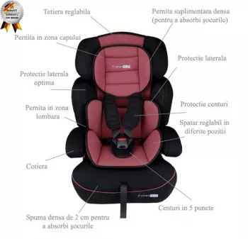 Scaun Auto - Freemove Brown - BabyGo