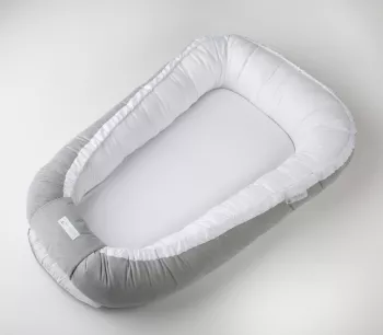 Babynest - Light Grey Velvet - Maradalia Kids