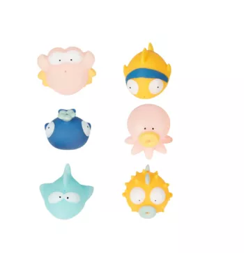 Badabulle - Jucarii de baie Rigolo Splash 6 bucati