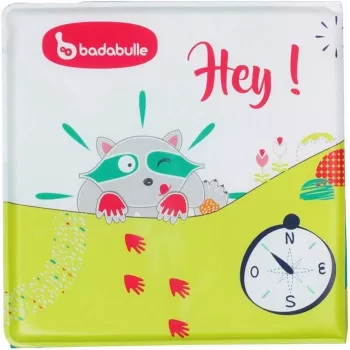 Carticica multicolora pt baita cu personaj inclus - Badabulle