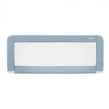 Bariera protectie anticadere pat copii, lungime 100 cm, albastru-gri, Reer Sleep'n Keep 45101