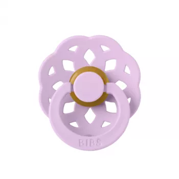 BIBS - Suzeta Boheme Latex, tetina rotunda, 0 luni +-Violet Sky