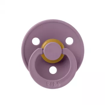 BIBS - Suzeta Colour Latex, tetina anatomica, 6 luni +-Mauve