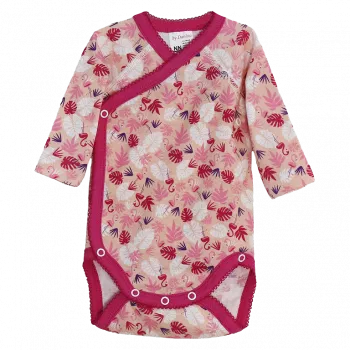 Body cu maneca lunga - Flamingo