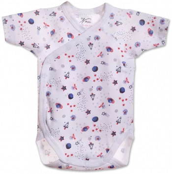 Body cu maneca scurta imprimeu Cosmos