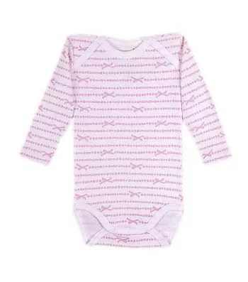 Body manca lunga imprimeu pastel 24 luni