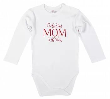 Body maneca lunga - The best mom in the world - Kara Baby 