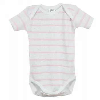Body maneca scurta Pastel