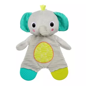 Bright Starts - Jucarie de dentitie din plus pentru bebelusi Elefant