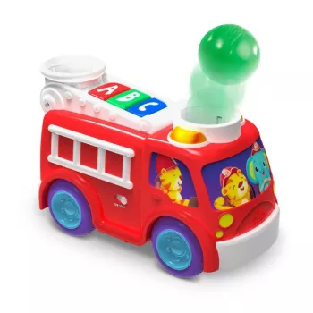 Bright Starts - Jucarie muzicala cu lumini Roll & Pop Fire Truck