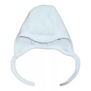 Caciulita alba cu siret  3 luni Unisex
