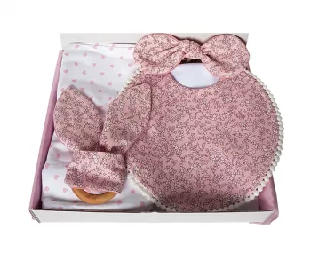 Cadou bebelus fetita - Floricele roz - Bestfam