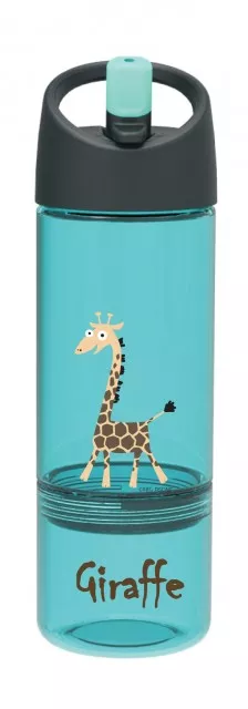 Cana din Tritan cu pai 2in1 - Bleu - Carl Oscar