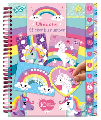 Carticica cu activitati si abtibilduri - Unicorn