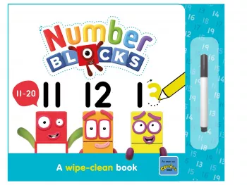 Carticica Scriu si sterg -  Numberblocks 11-20