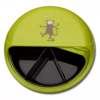 Caserola compartimentata SnackDISC™ - Lime - Carl Oscar