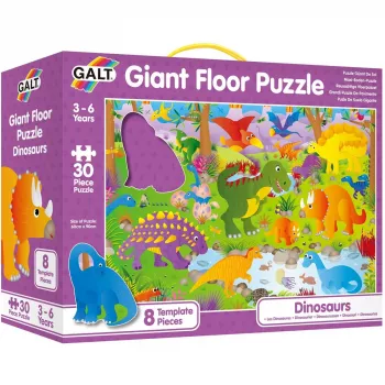 Giant Floor Puzzle: Dinozauri (30 piese)