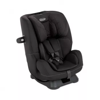 Graco - Scaun auto SlimFit Midnight, 40-145 cm, certificat R129 si testat ADAC