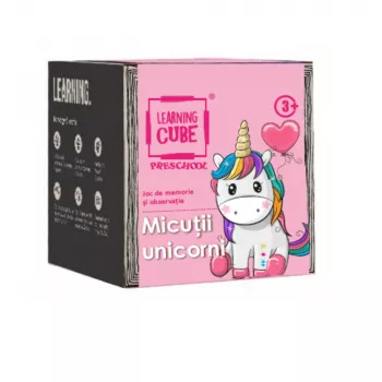 Joc de atentie Learning Cube® - Micutii unicorni