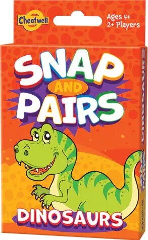 Joc de carti 2 in 1 - Dinozauri veseli