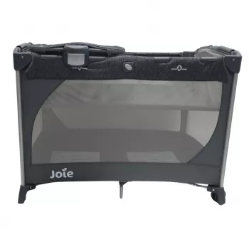 Joie - Patut pliant Commuter Change Gray Marble, cu cosulet detasabil inclus