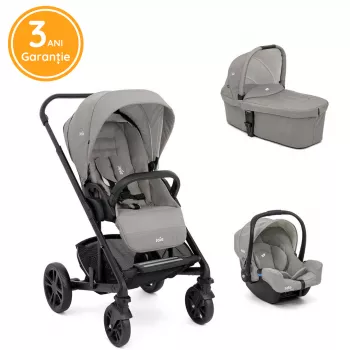 Joie - Carucior multifunctional 3 in 1 Chrome Pebble