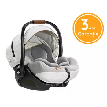 Joie - Scoica auto inclinabila i-Size i-Level Oyster, colectia Signature, nastere-85 cm