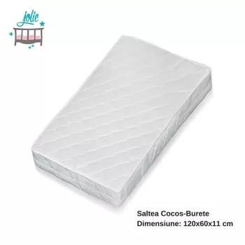 Saltea Cocos - Burete pentru patut 120 × 60 cm - Jolie