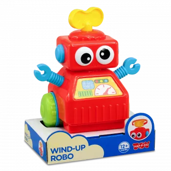 Jucarie interactiva - Robotel cu cheita (rosu)