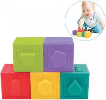 Set 5 cuburi constructie - Ludi