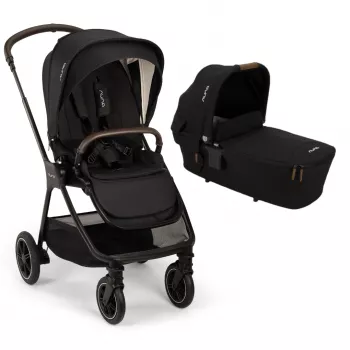 Nuna - Set carucior compact TRIV next Caviar + Landou LYTL Caviar