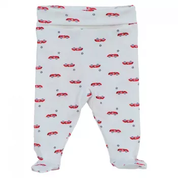 Pantaloni cu botosi Masinute rosii