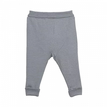 Pantaloni cu mansete - Dungi - Gri deschis 24 luni