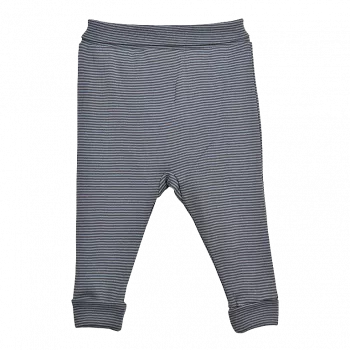 Pantaloni cu mansete - Dungi - Gri inchis