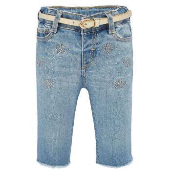 Pantaloni regular - Denim, fetita - Mayoral  