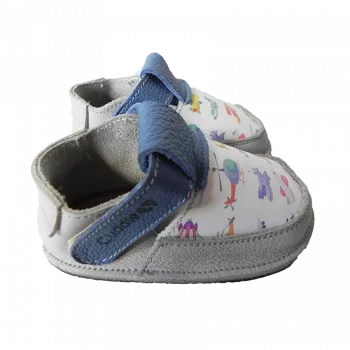Pantofi - P Planes - Gri / Albastru - Cuddle Shoes 21
