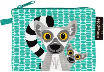 Portofel imprimeu Lemur