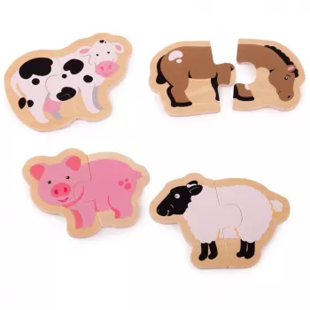 Puzzle - Animale de la ferma - BigJigs
