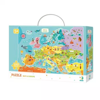 Puzzle - Descopera Europa (100 piese)